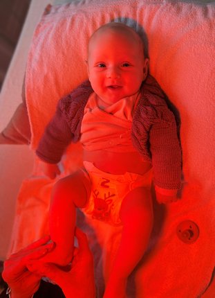 Baby nyder zoneterapi ved Lykke, Hjerte & Sjæl i Kolding